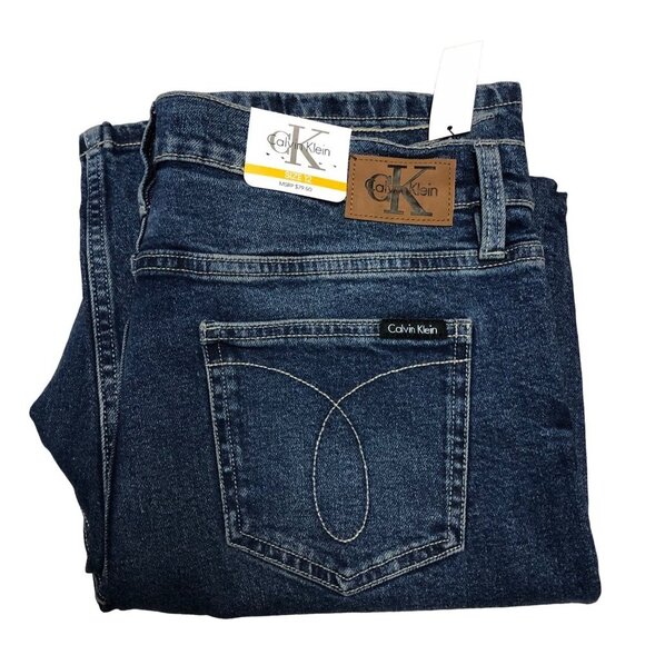 CALVIN KLEIN HIGH RISE VINTAGE STRAIGHT JEANS NEW WITH TAG - Picture 9 of 12